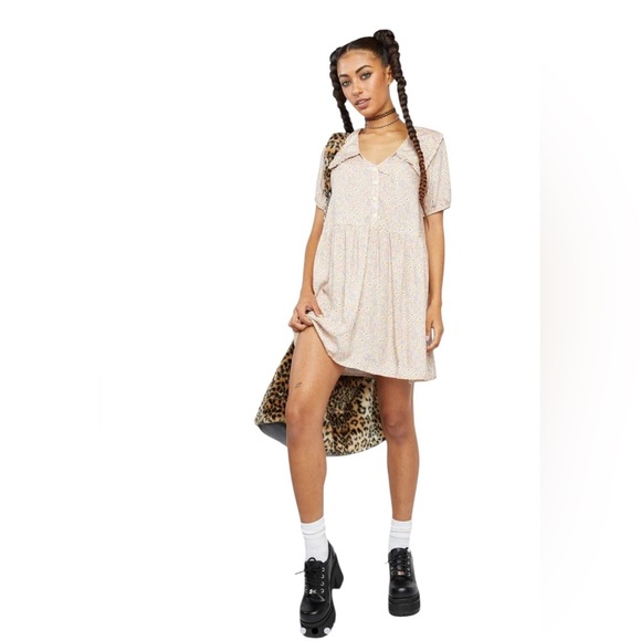 Motel Rocks 70s‎ Prairie Girl Floral Madsen Babydoll Dress, Women’s Size XS - Picture 1 of 16